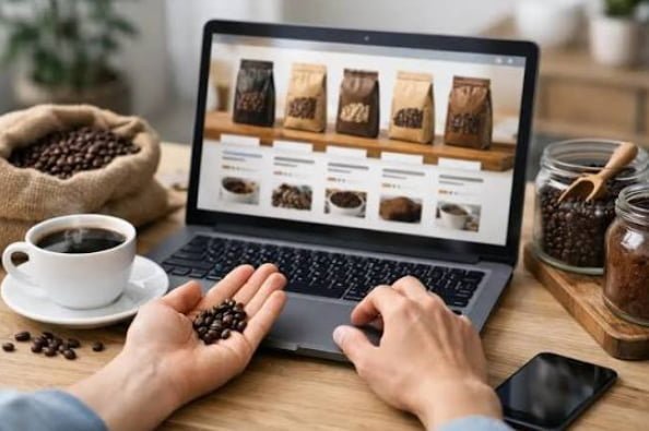 Online coffee store