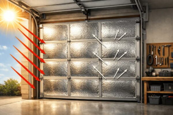 garage door heat insulation
